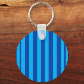Blauw gestreepte textuur sleutelhanger (Achterkant)