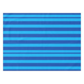Blauw gestreepte textuur tafelkleed (Voorkant (Horizontaal))