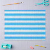 Blauw Gestreepte Tissuepapier (Craft)