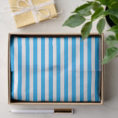 Blauw Gestreepte Tissuepapier (Geschenk)