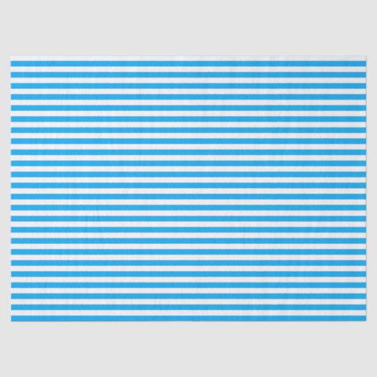 Blauw Gestreepte Tissuepapier (Voorkant)