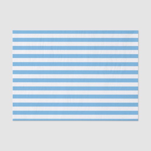 Blauw Gestreepte Tissuepapier (Voorkant)