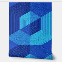 Blauw gestructureerd 3D-effect "Ratti_Creative_Art