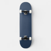 Blauw Gestructureerd Skateboard Modern Strake Ontw (Voorkant)