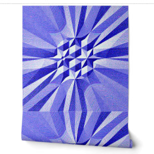 Blauw gestructureerde klassieker "Ratti_Creative_A Behang