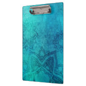 Blauw getextureerde Lotus Klembord (Links)