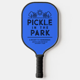Blauw gethematiseerd verjaardagsfeest Pickleball-p Pickleball Paddle