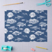 Blauw Gevist Tissuepapier (Craft)