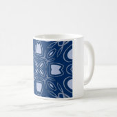 blauw gevlekt koffiemok (Voorkant rechts)