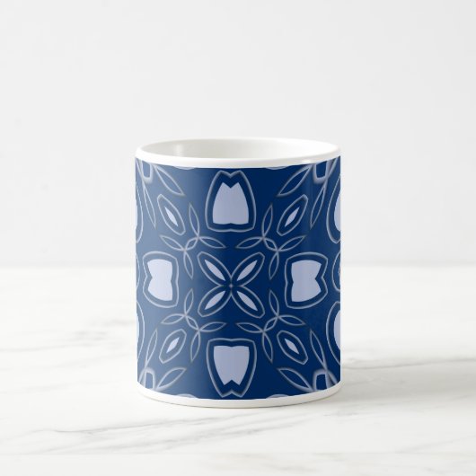 blauw gevlekt koffiemok (Center)