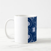 blauw gevlekt koffiemok (Links)