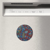 Blauw Gevlekt Rood Markeren Magneet (Insitu (Vaatwasser))