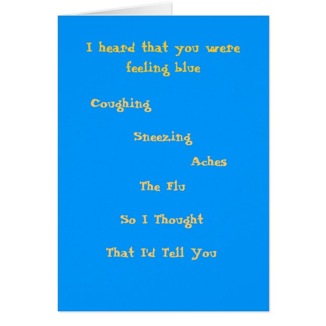 Blauw gevoel (Voorkant)