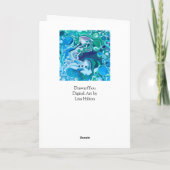 Blauw gevoel | Denk aan u Kaart (Achterkant)