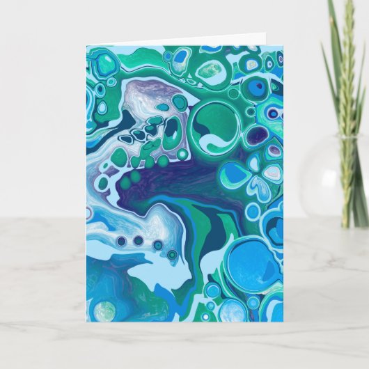 Blauw gevoel | Denk aan u Kaart (Voorkant)