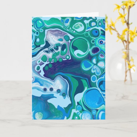 Blauw gevoel | Denk aan u Kaart (Gele Bloem)