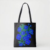 Blauw geweld #1 tote bag (Voorkant)