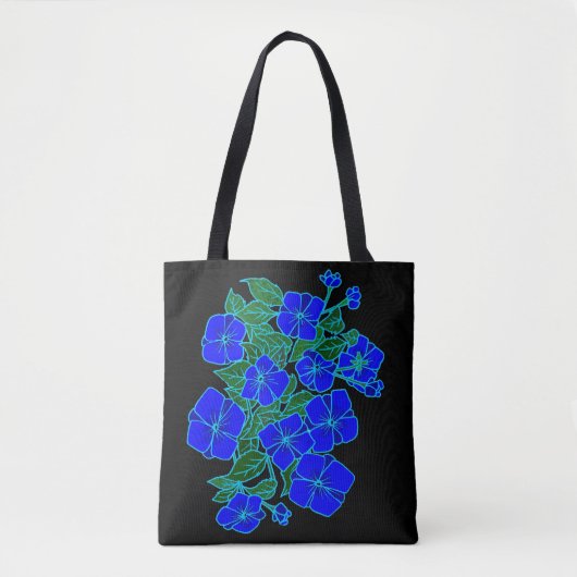 Blauw geweld #1 tote bag (Voorkant)