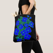 Blauw geweld #1 tote bag (Dichtbij)