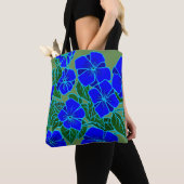 Blauw geweld #6 tote bag (Dichtbij)