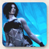 Blauw gif hard plastic onderzetters (Voorkant)