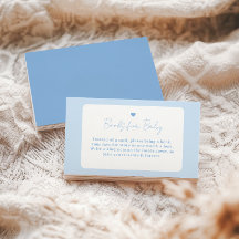 Blauw Gingham Boho Jongen Baby Shower Boeken voor