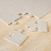 Blauw Gingham Cottage Kip Legpuzzel (Zijkant)