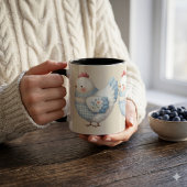 Blauw Gingham Cottage Kip Mok