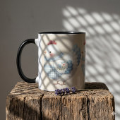 Blauw Gingham Cottage Kip Mok