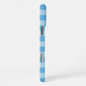 Blauw Gingham iPhone Hoesje (Rechterkant)