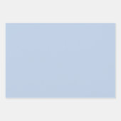 Blauw Gingham Laurel Crest inpakpapier vellen (Voorkant 3)