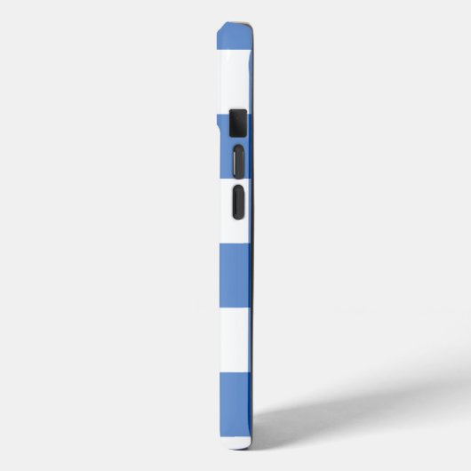 Blauw gingham patroon Case-Mate iPhone case (Achterkant / Links)