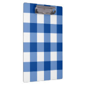 Blauw gingham patroon klembord (Rechts)