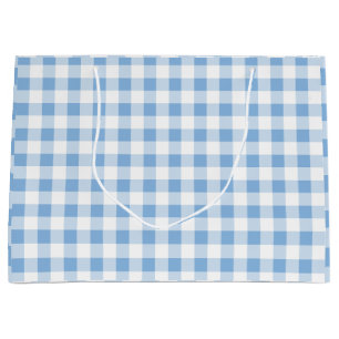 Blauw Gingham Picknick Baby-Q Barbecue BBQ  Groot Cadeauzakje