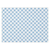 Blauw Gingham Tafelkleed (Voorkant (Horizontaal))