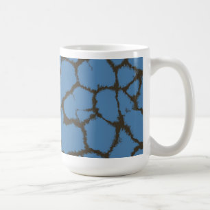 Blauw Giraffe Vachtpatroon Koffiemok
