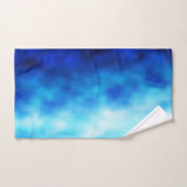 Blauw glas bad handdoek (Handdoek)