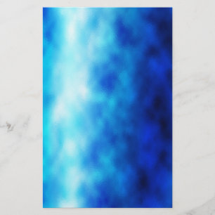 Blauw glas briefpapier