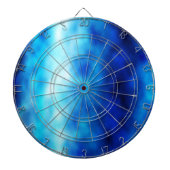 Blauw glas dartbord (Voorkant)