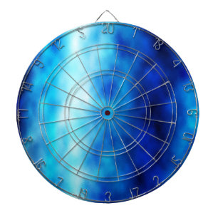 Blauw glas dartbord