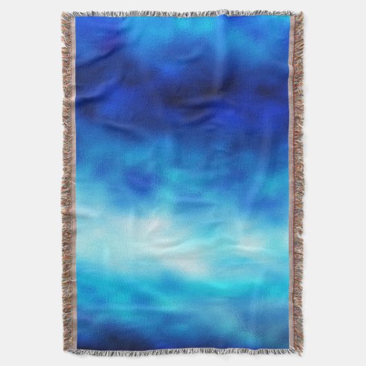 Blauw glas deken (Voorkant Verticaal)