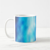 Blauw glas koffiemok (Links)