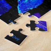 'Blauw Glas' Legpuzzel (Zijkant)