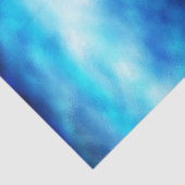 Blauw glas tissuepapier (Detail)
