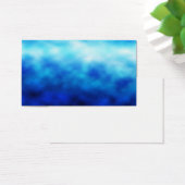 Blauw glas visitekaartje (Bureau)