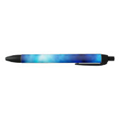 Blauw glas zwarte inkt pen (Bodem)