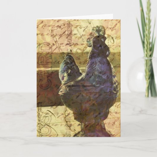 Blauw Glass Roo met textuur Kaart (Voorkant)