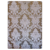  blauw glazen kaarlehouder klembord (Achterkant)