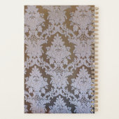 blauw glazen kaarlehouder planner (Achterkant)