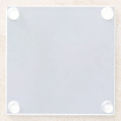 blauw glazen onderzetter (Achterkant)
